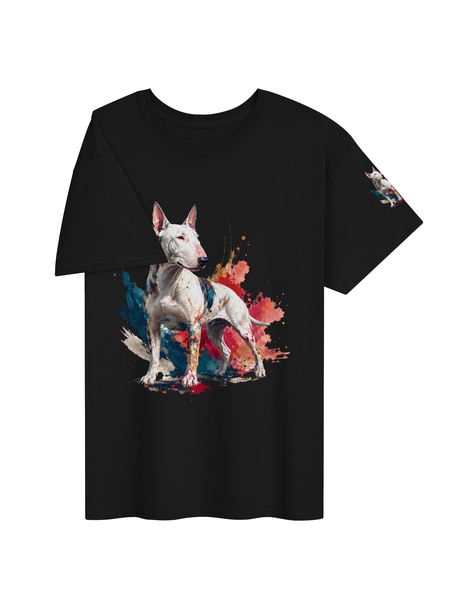Bull Terrier Colourful Posture T-shirt product image (5)