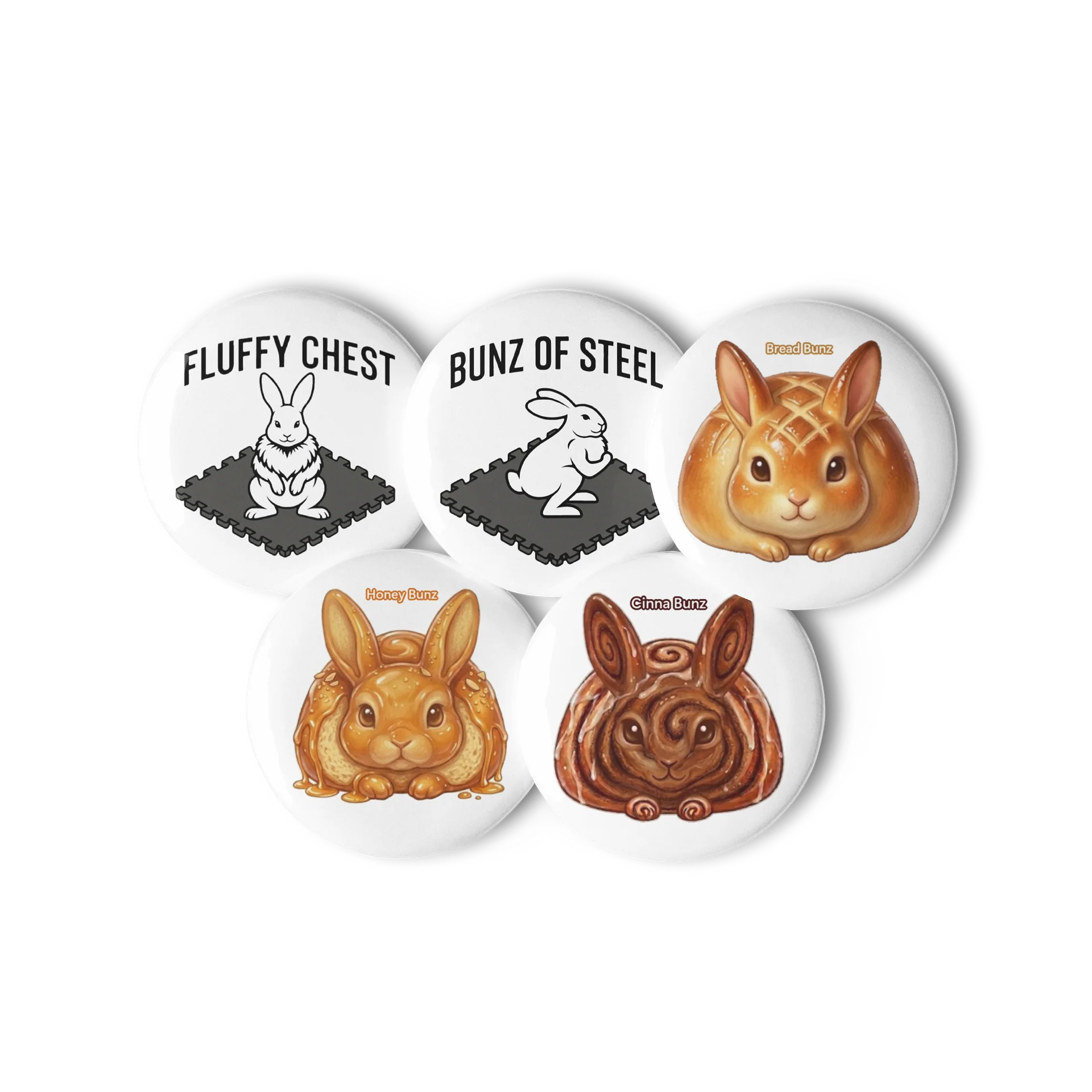 Punny Bunny Pins product image (2)