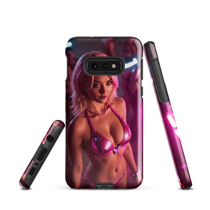 Pink Neon Diva Samsung Tough Case - Glamour & Bold Style Design product image (2)