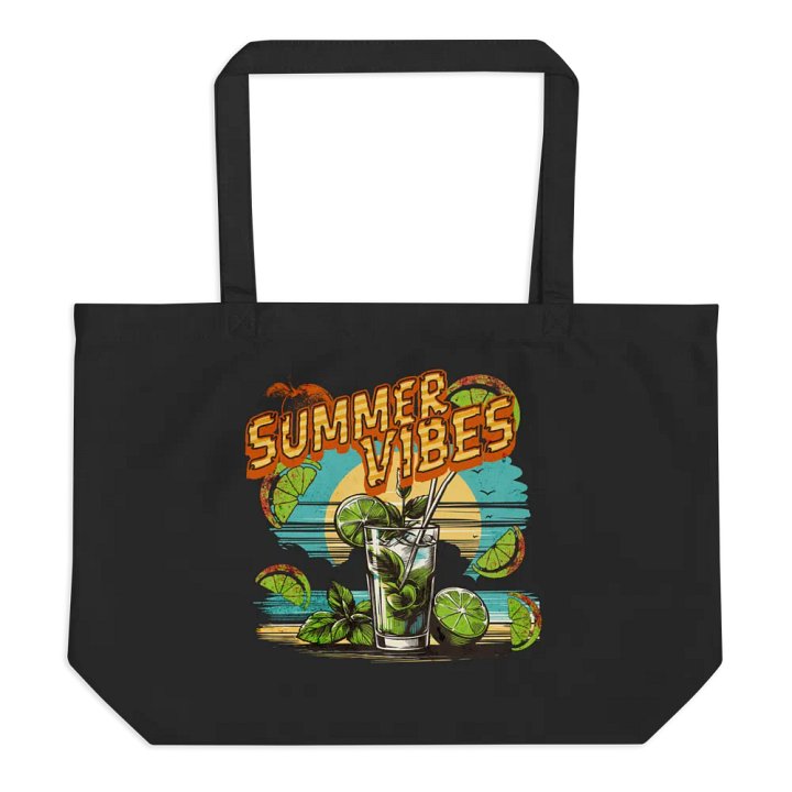 Summer Vibes Organic Tote Bag product image (1)