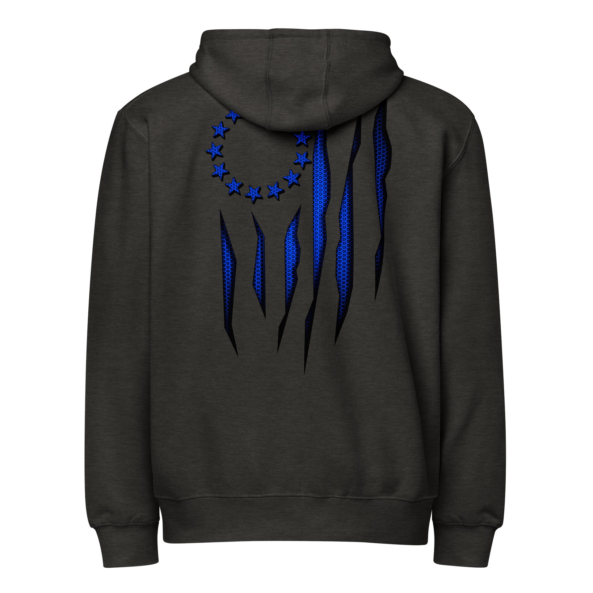 Blue Carbon Onyx Zip Hoodie product image (3)