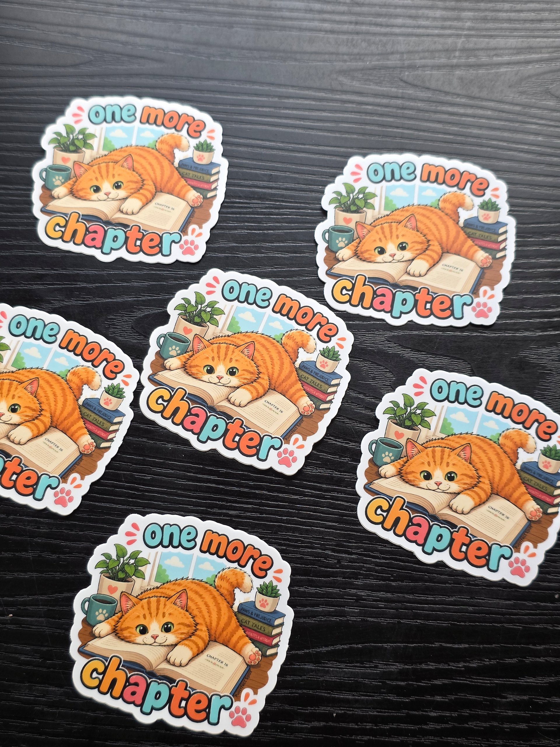 One More Chapter Orange Cat Sticke4 product image (3)
