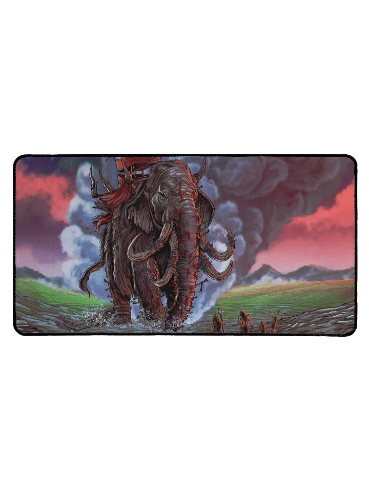 'Elephant' Hand Drawn Playmat by DarkSideTokens! product image (1)