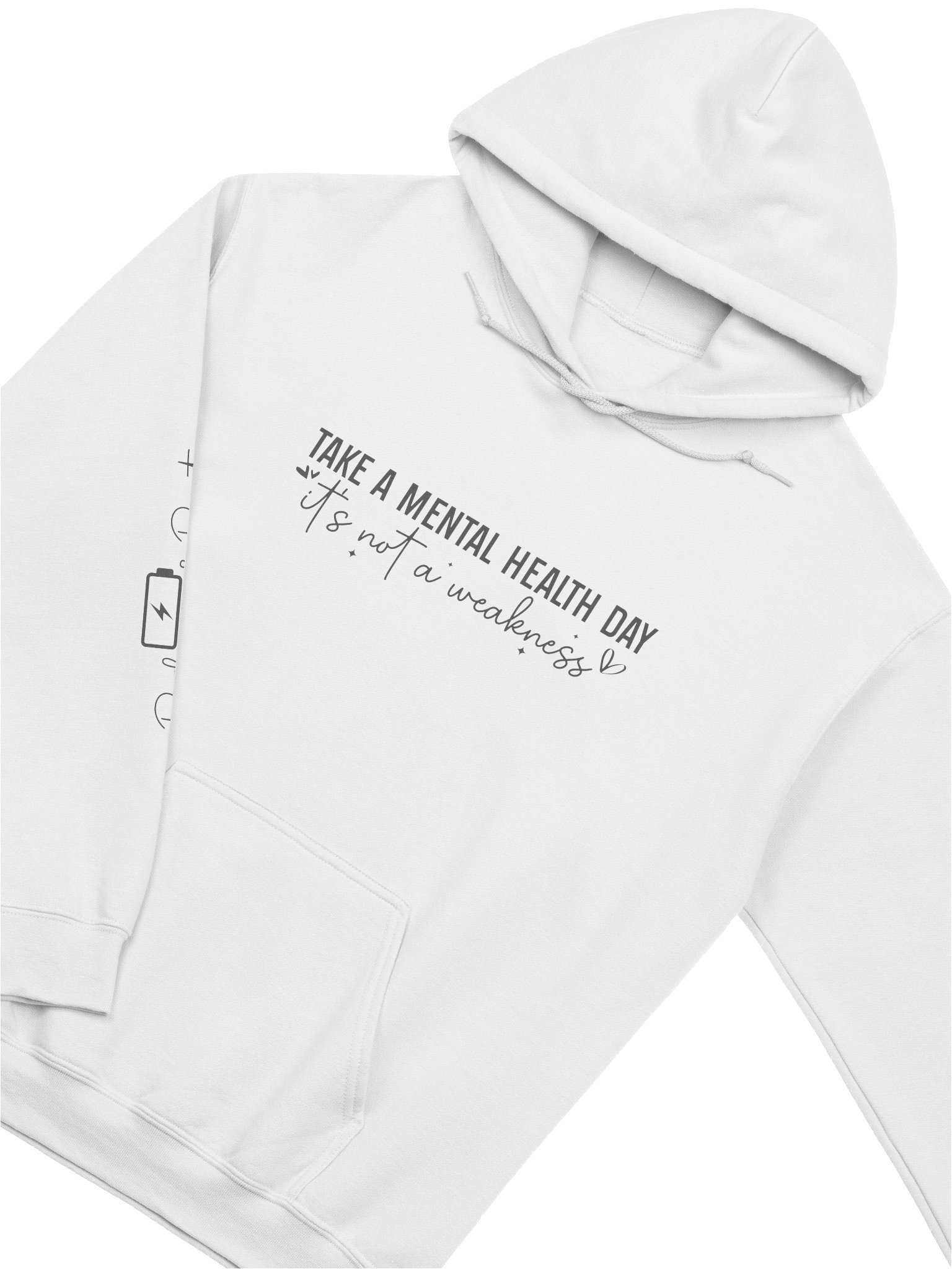 Take a Mental Health Day – Redefining Strength Through Self-Care Mental Health Awareness Hoodie product image (34)