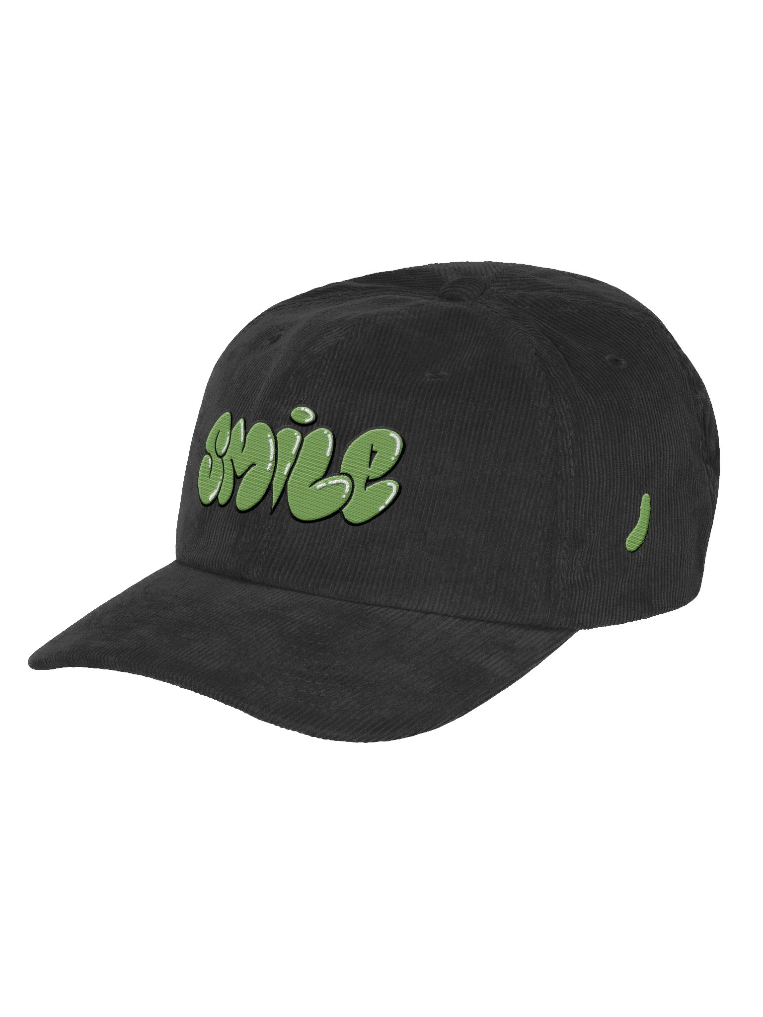 Dill's Smile Line Embroidered Corduroy Dill Pickle Cap product image (6)