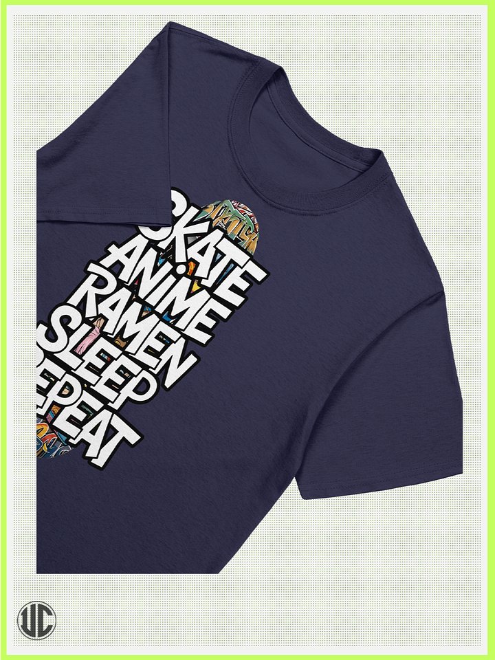 Skate Anime Ramen Sleep Repeat T-Shirt product image (2)