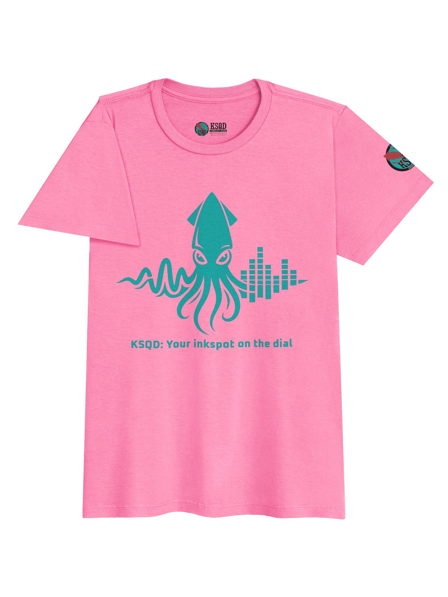 KSQD “Inkspot on the Dial” Women’s Tee (Blue Squid) product image (4)