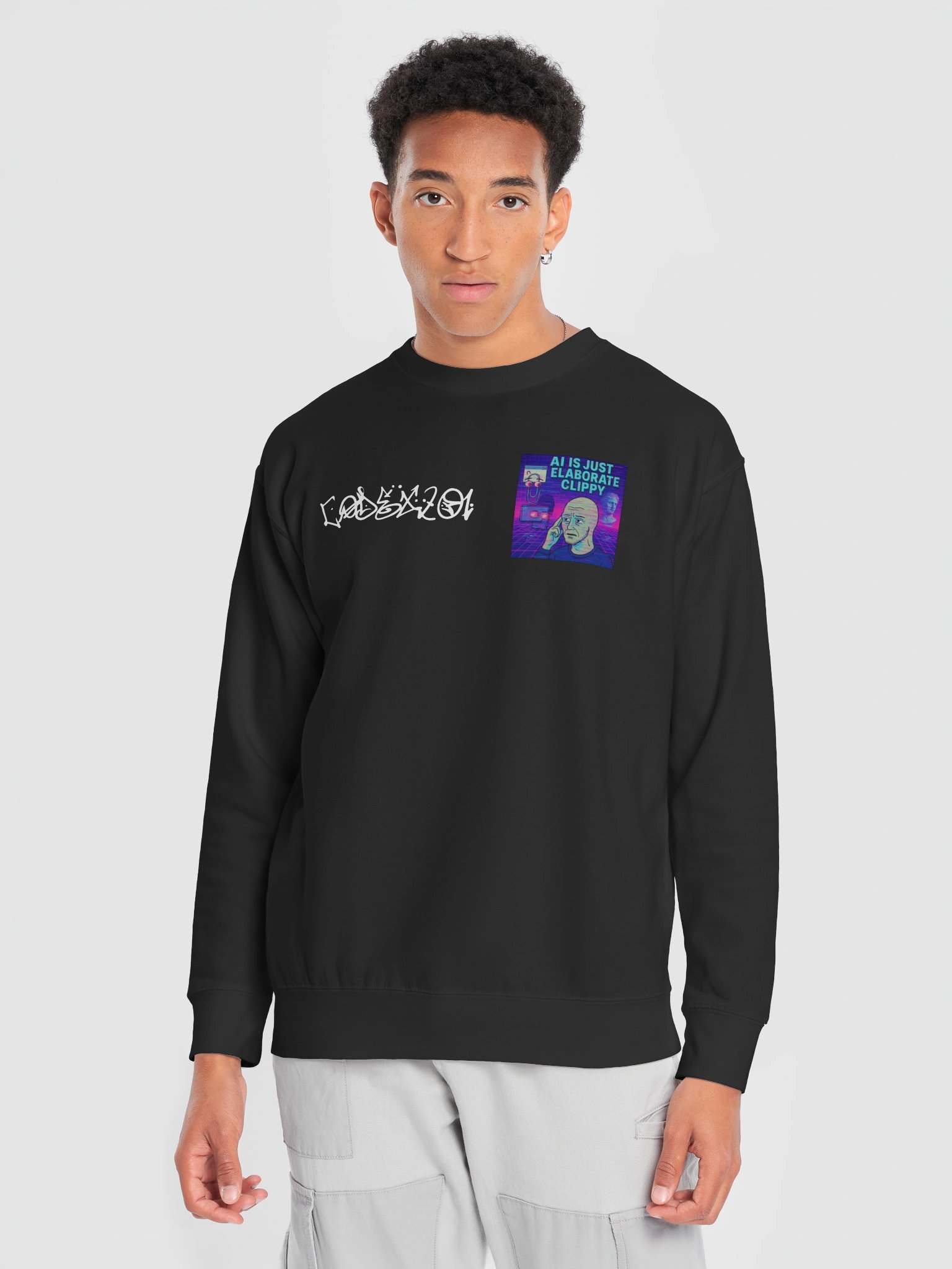 AI Contemplation Sweatshirt product image (5)