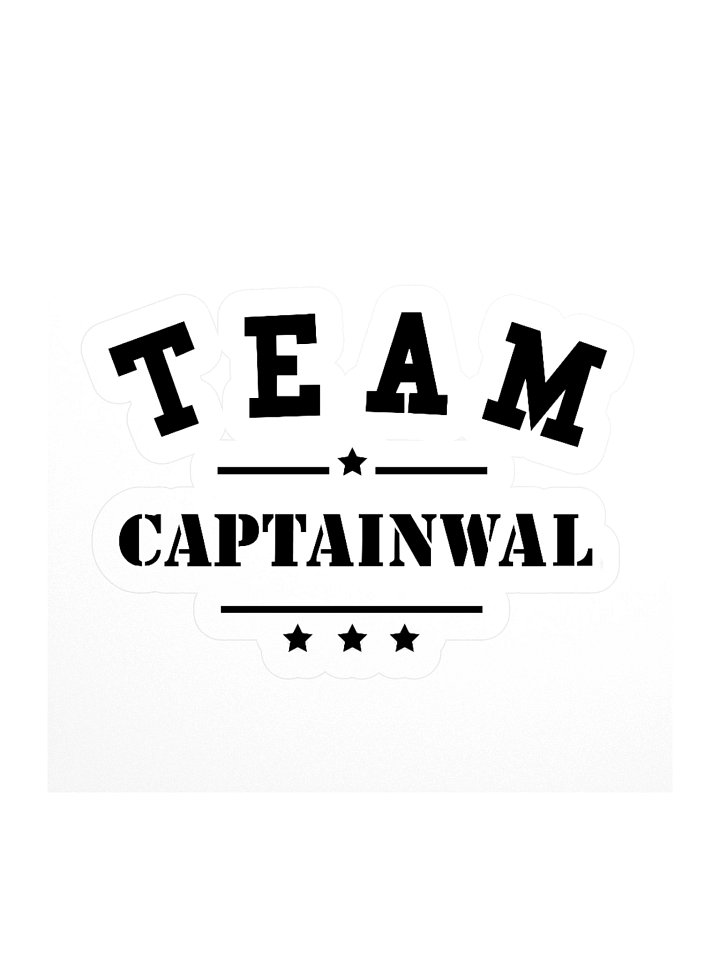 De Team Captainwal Stickers product image (1)