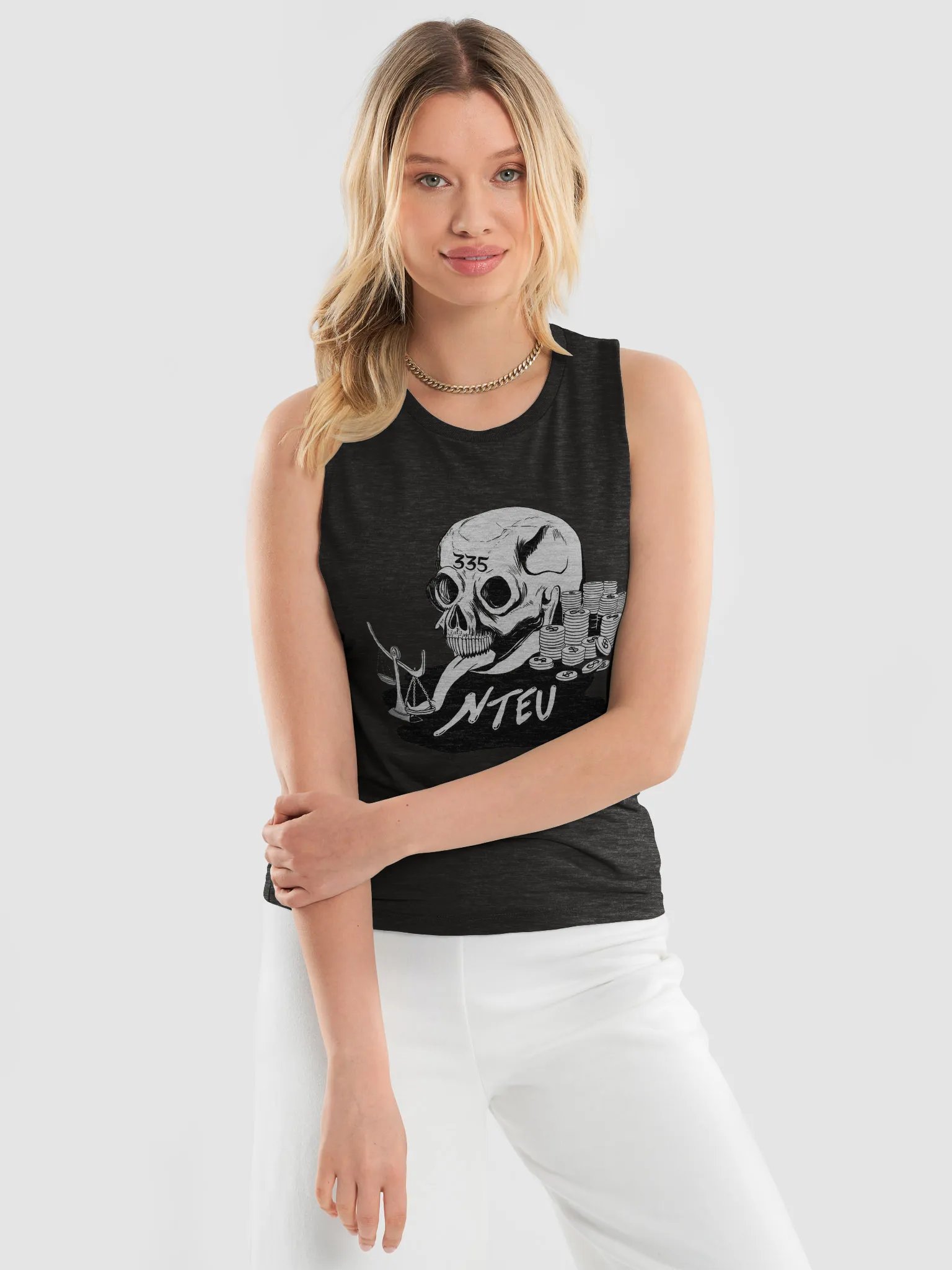 Skully 335 Women's Cut Tank Top product image (3)