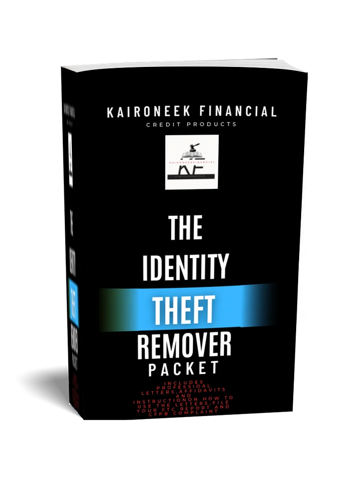 The Identity Theft Credit Fixer Packet ( Brief Guide With Letters) product image (1)