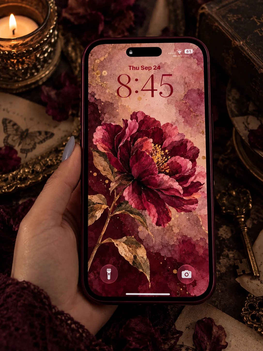 Last Peony Theme | Burgundy product image (1)