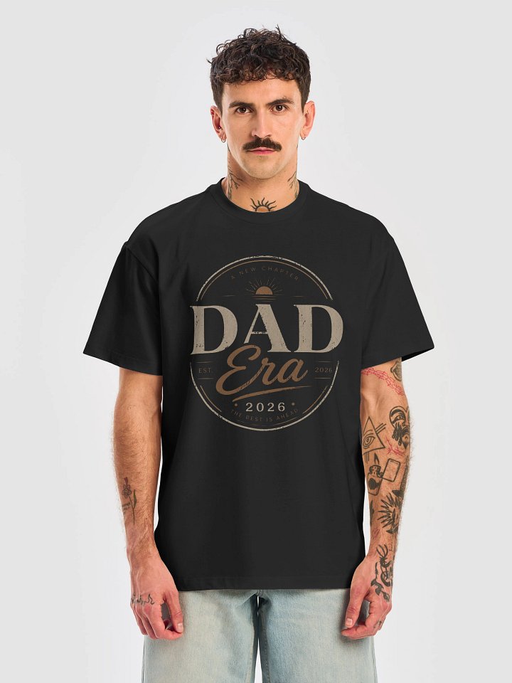First Father's Day 2026 Gift | Dad Era Vintage Minimalist T-Shirt product image (1)