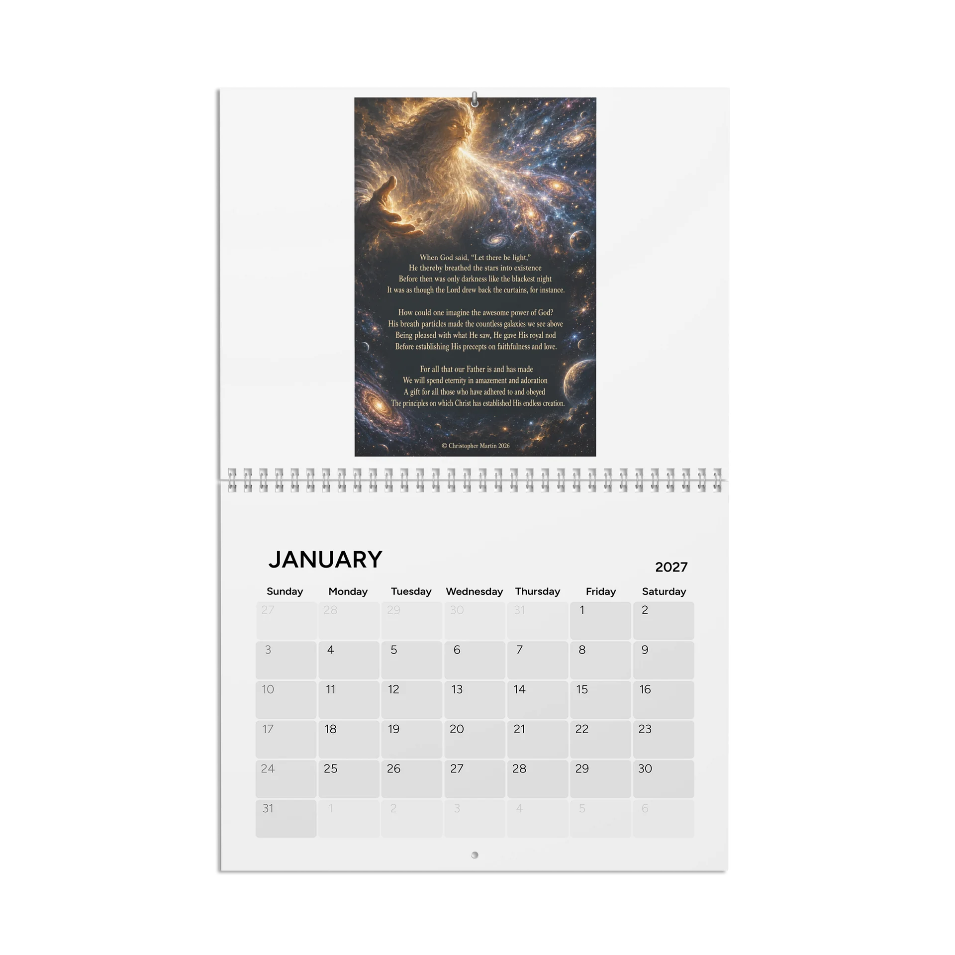Calendar 2027 - Lessons of Old product image (1)