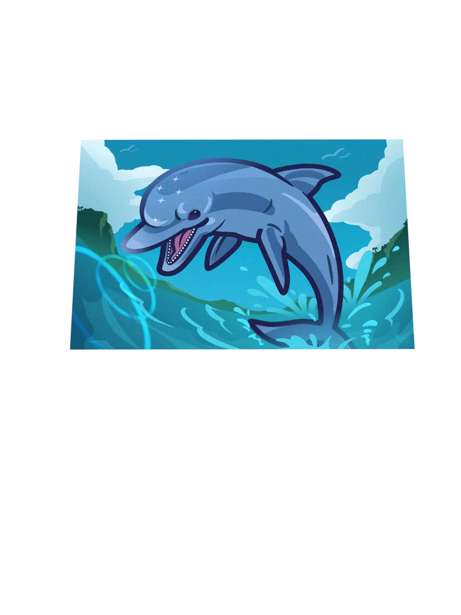 Do a Dolphin Flip - Print product image (7)