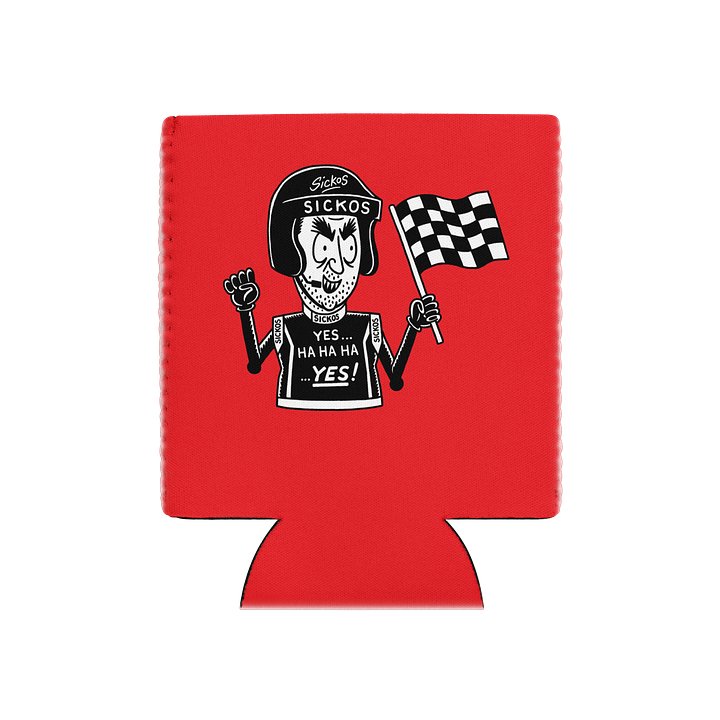 Sickos Racecar Driver Koozie (Slim/Regular) product image (1)