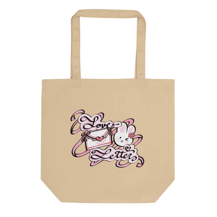 love letter tote bag . ݁₊ ⊹ . ݁˖ . ݁ product image (1)