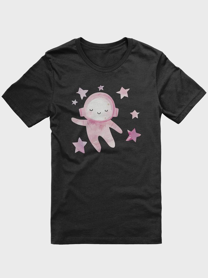 Pink Stars Boho Astronaut T-shirt product image (1)