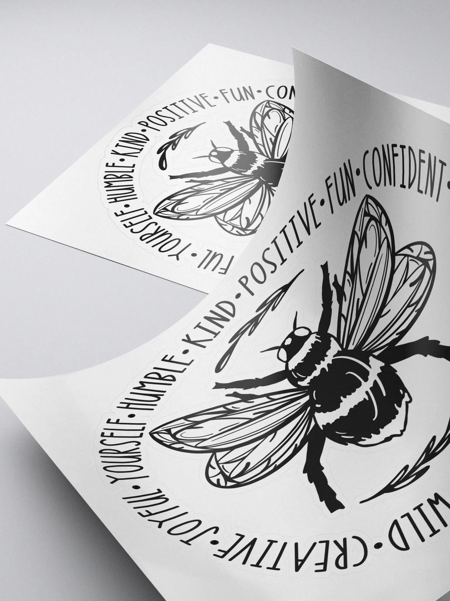 Bee humble stickers product image (4)