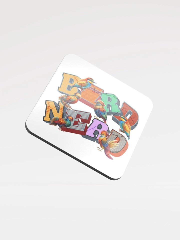 Bird Nerd Avian Charm Glossed Coaster product image (2)