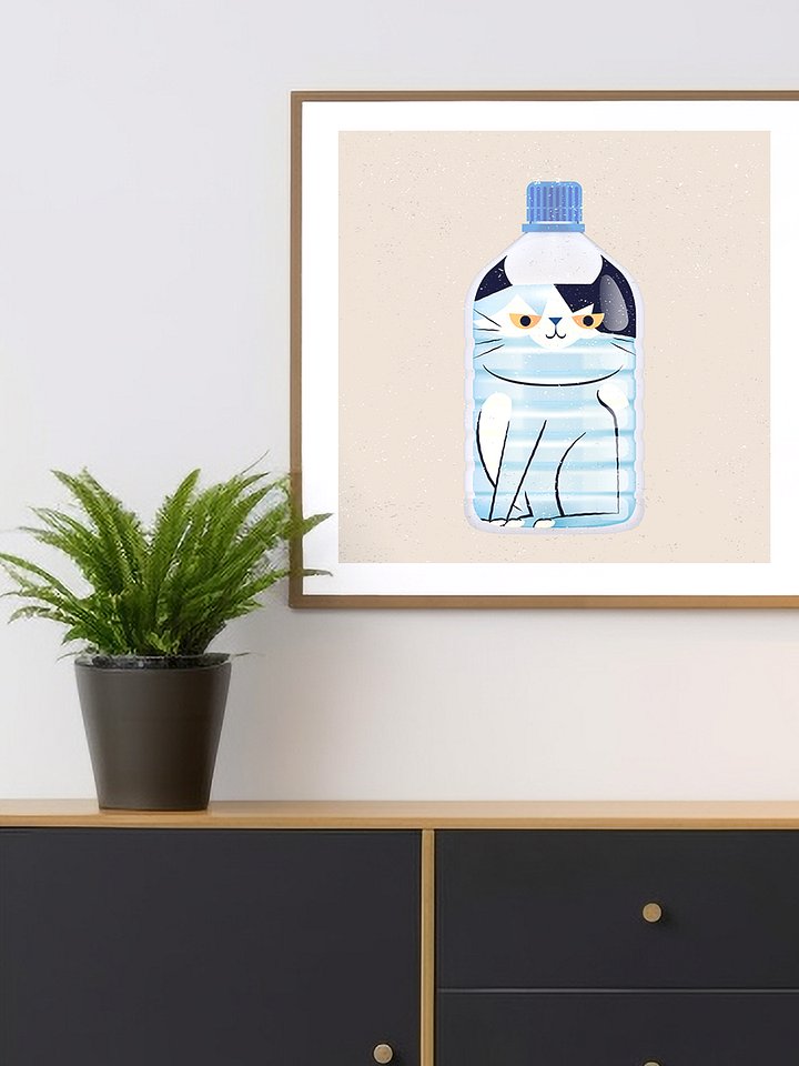 Bottle of Liquid Art Print product image (6)