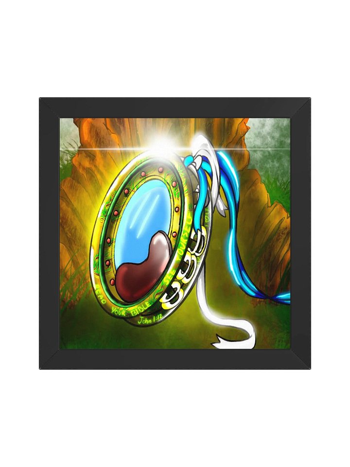 Reflection of Glory - Vibrant Ayous Wood Framed Matte Poster product image (1)