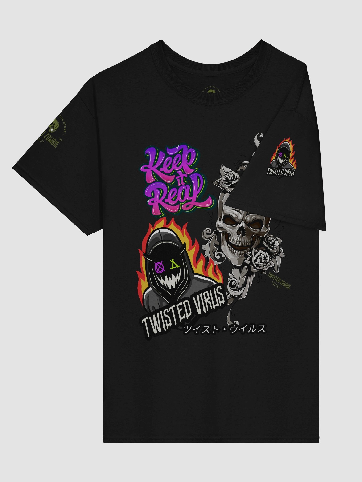 Twisted Virus: KEEP IT REAL T-shirt product image (15)