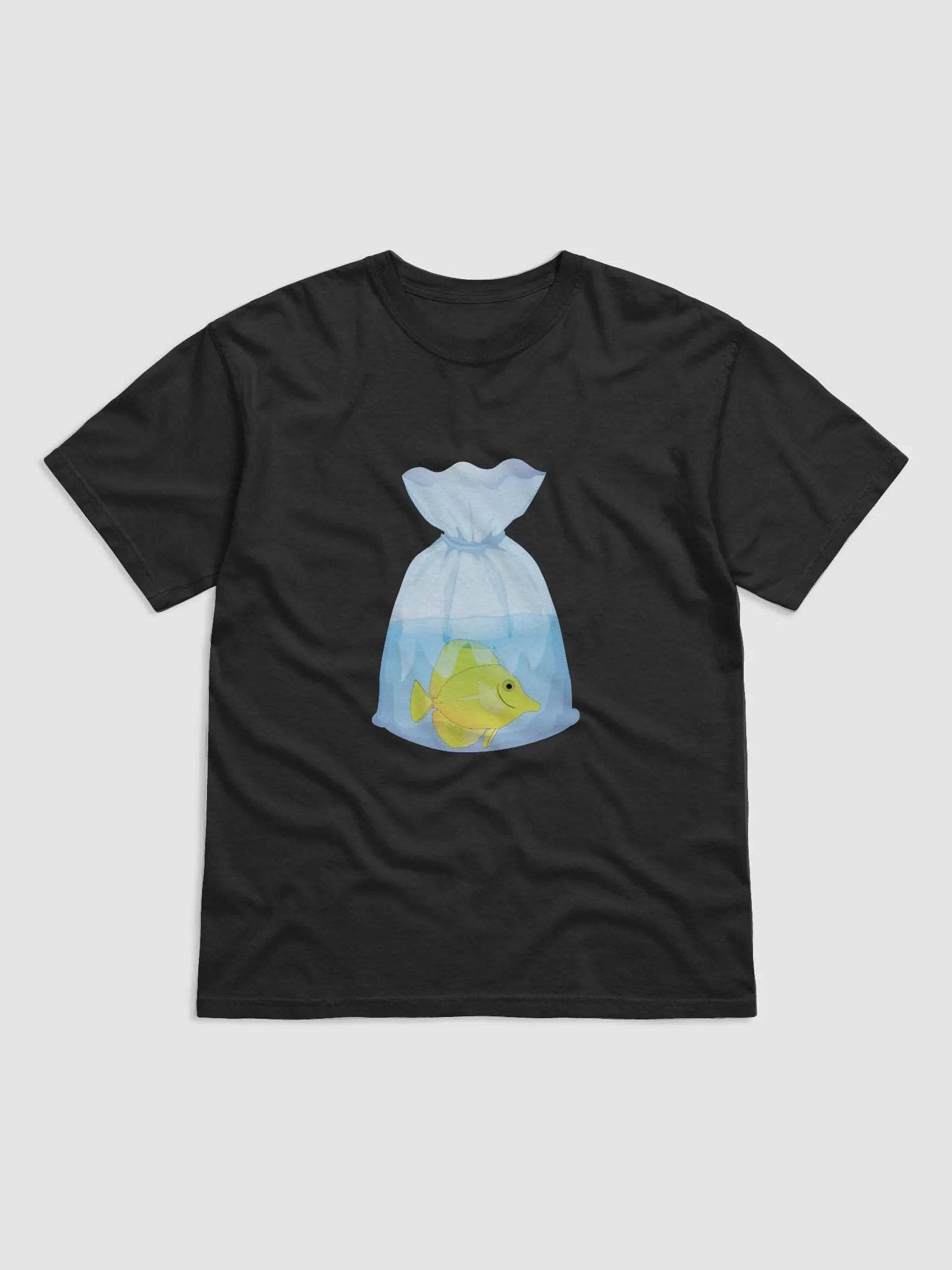 Fish in a Bag (Yellow Tang) | T-Shirt for Saltwater and Coral Reef Aquarium Hobbyists product image (6)