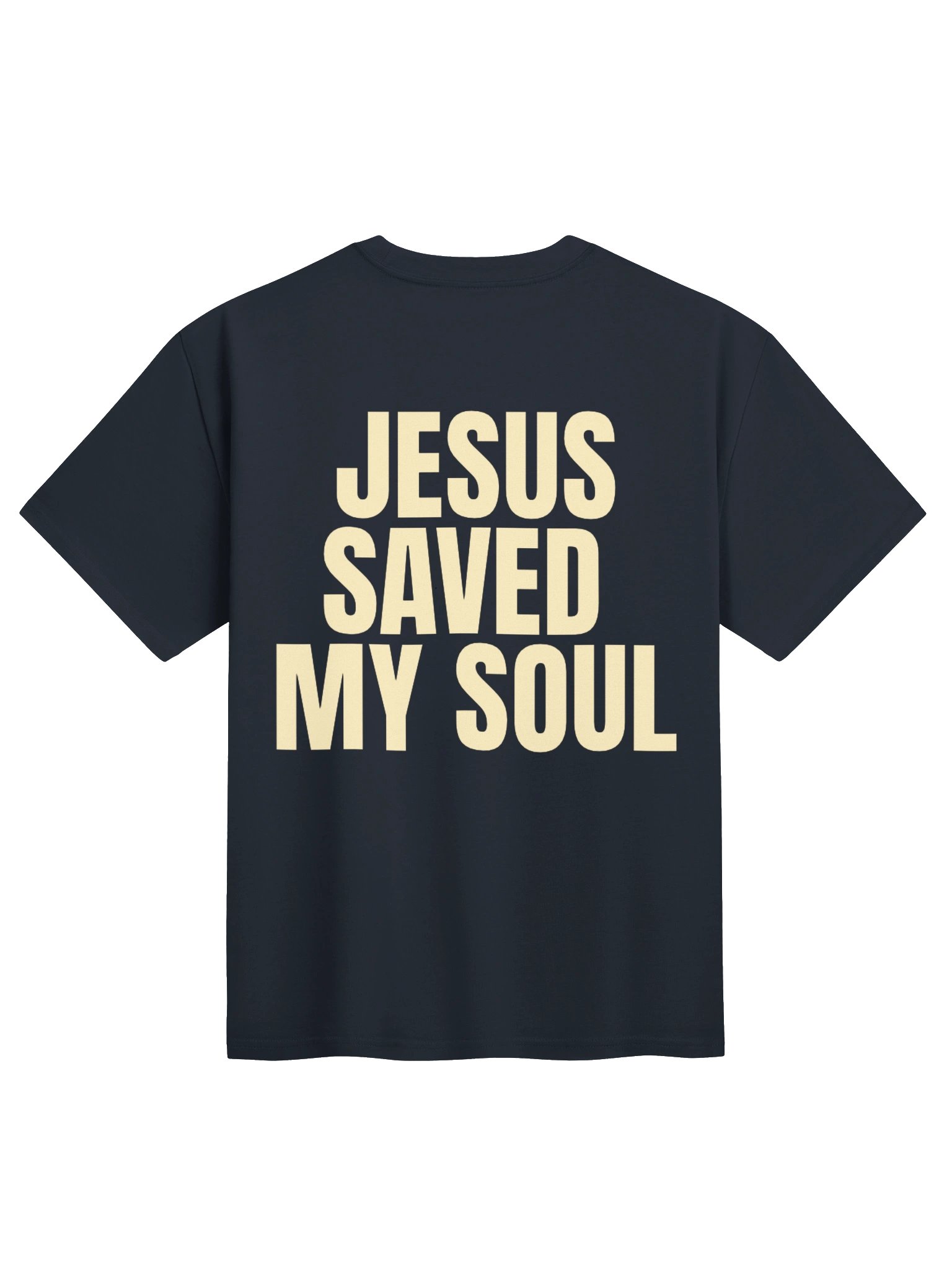 jesus saved my soul - navy + yellow product image (2)