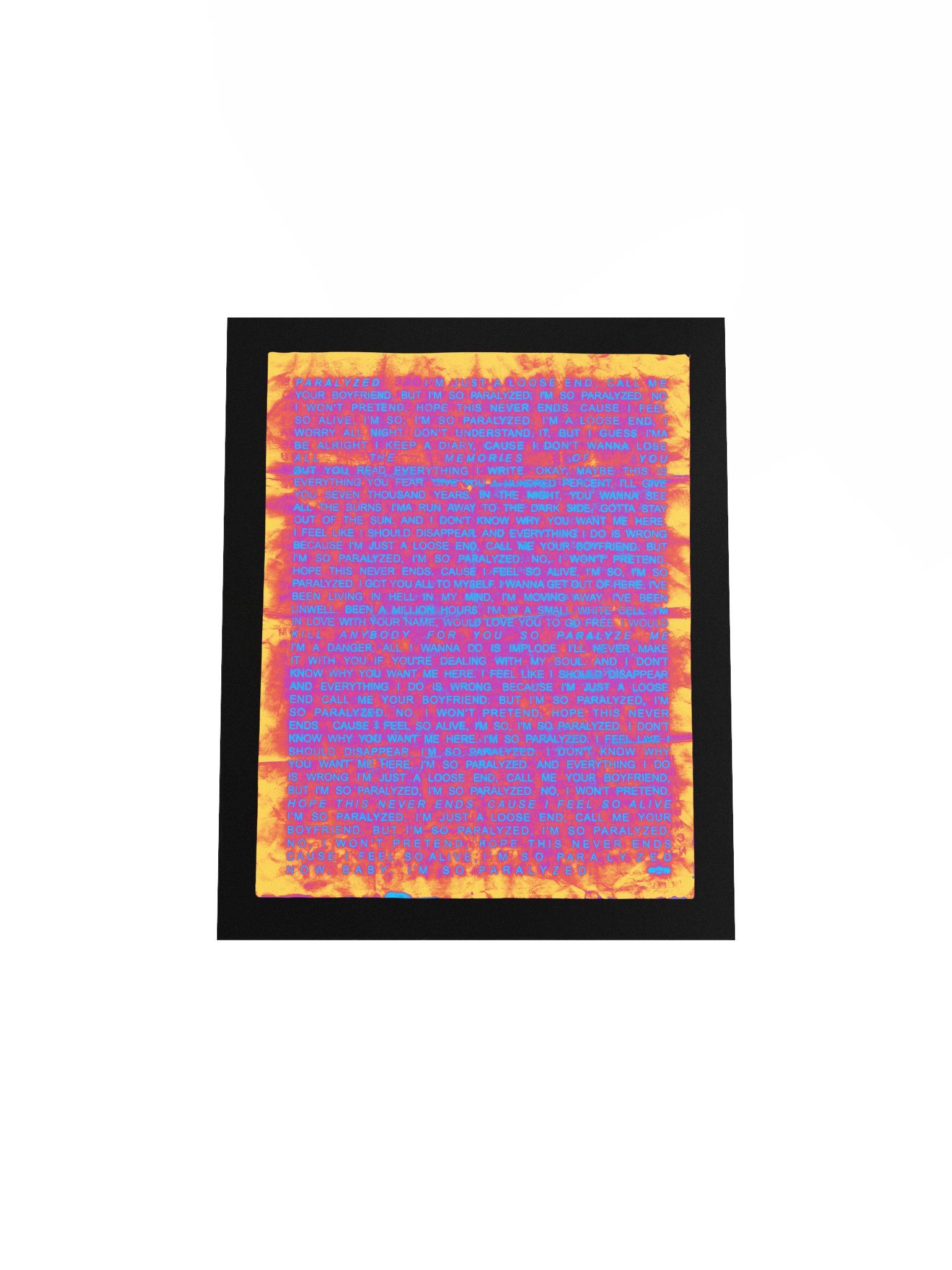 PARALYZED HEAT WAVE POSTER product image (12)