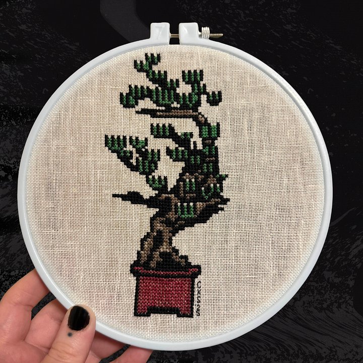 Bonsai Tree in Pot Pattern product image (1)