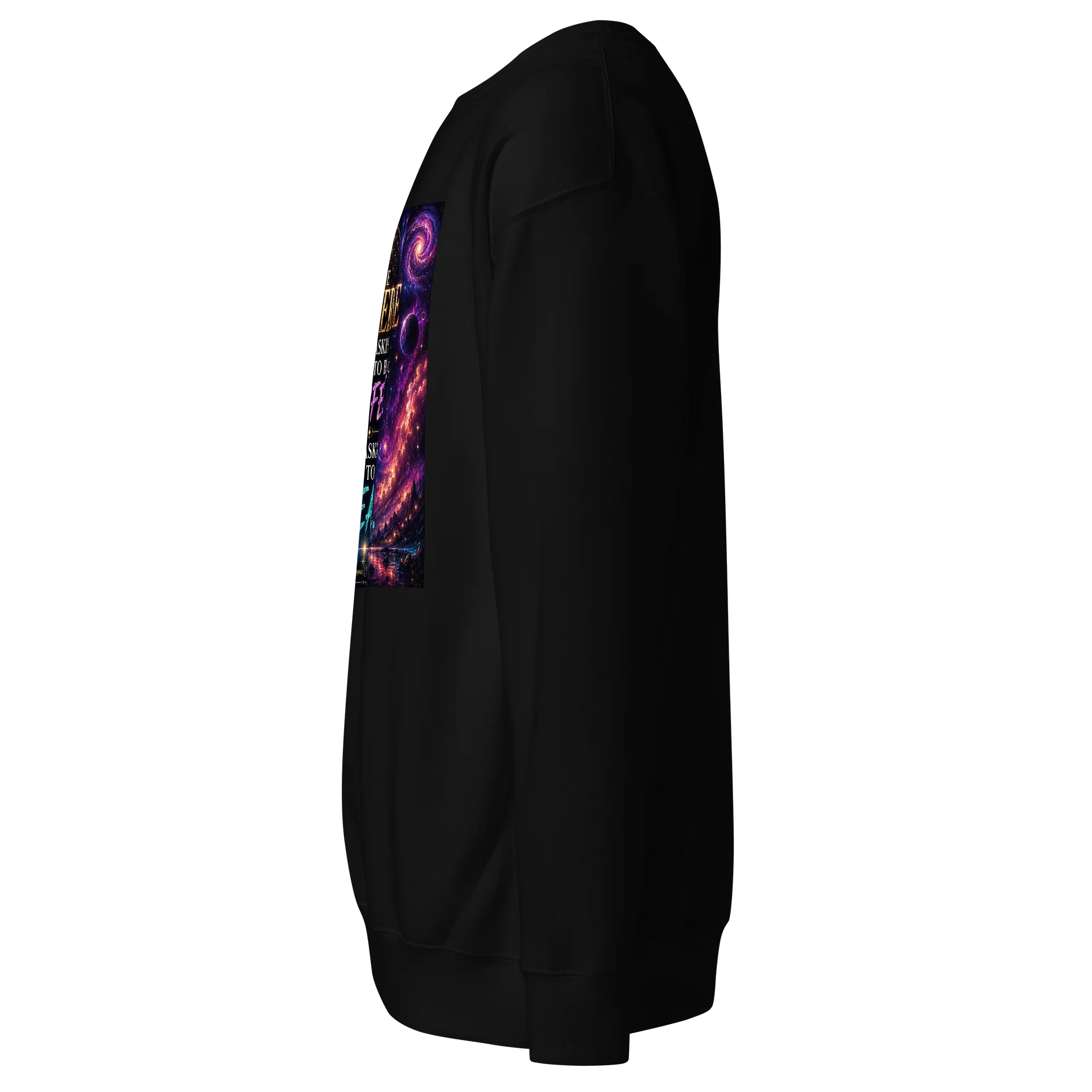 The Universe Isn't Asking You To Be Perfect -Cotton long sleeve Unisex product image (1)