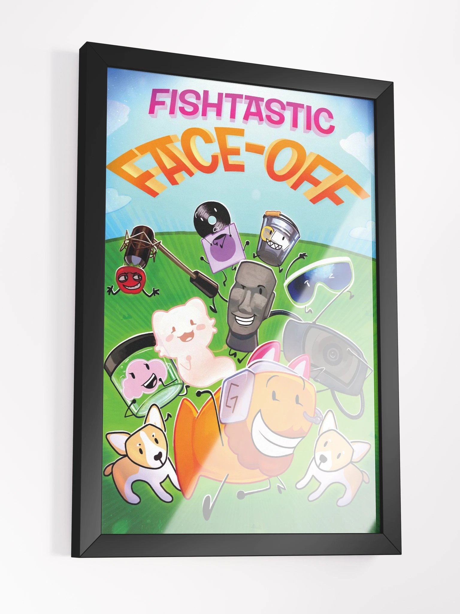 Fishtastic Face-off - Framed Poster product image (3)