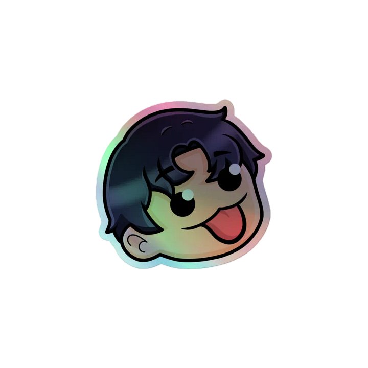 Blep Holographic Sticker product image (1)
