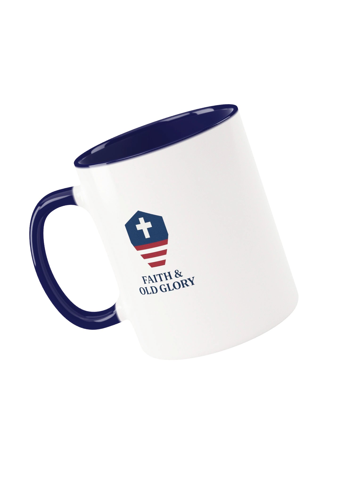 Faith & Old Glory Crest Mug product image (5)