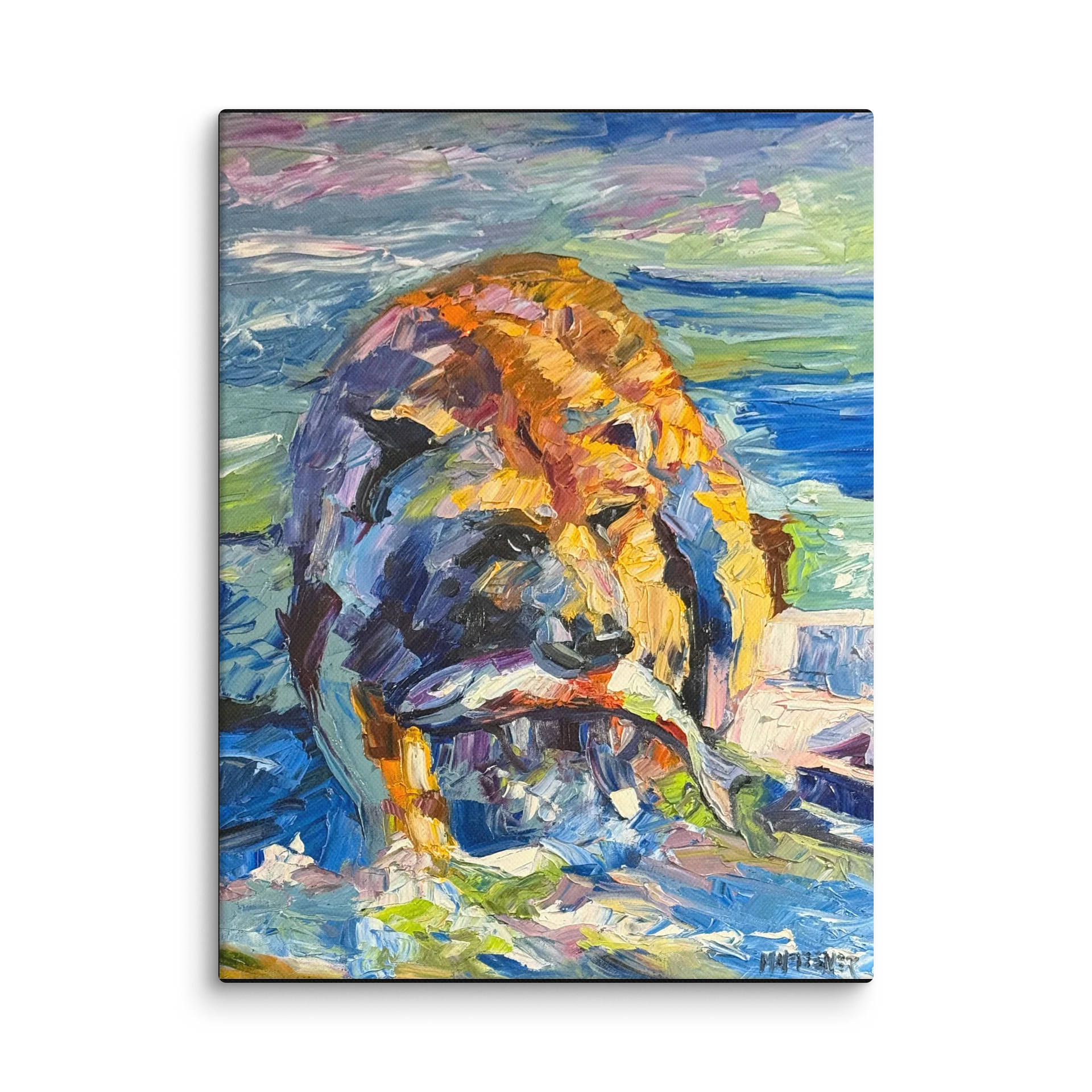 Fishing Bear - Gilcee Canvas product image (1)