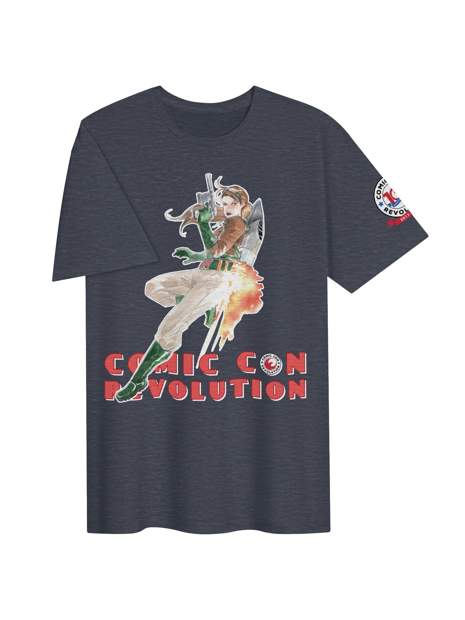 Comic Con Revolution 10th Anniversary Jetpack Jules 2018 Reissue Tee product image (35)