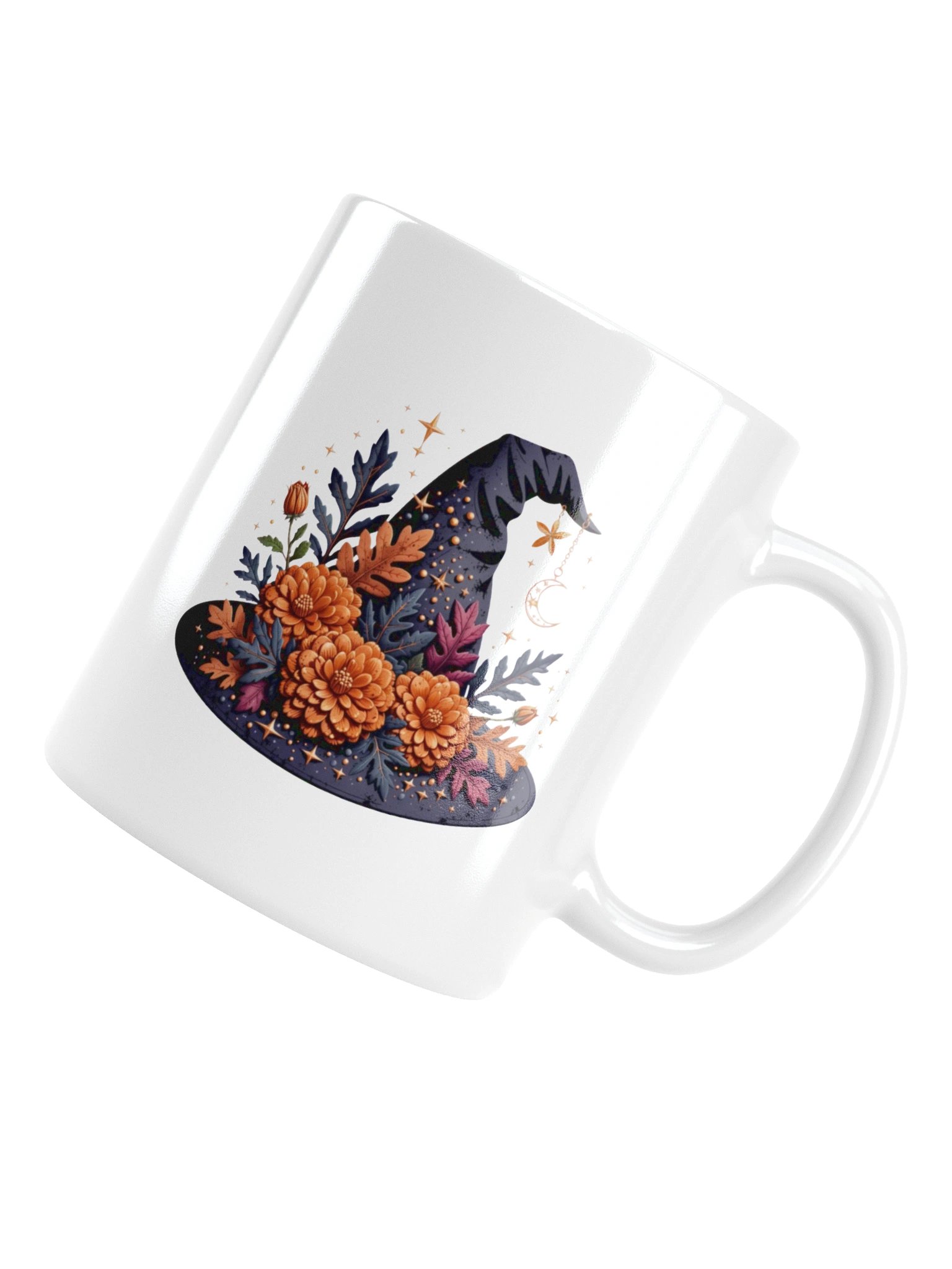 Witch Hat Autumn Floral Coffee Mug product image (17)