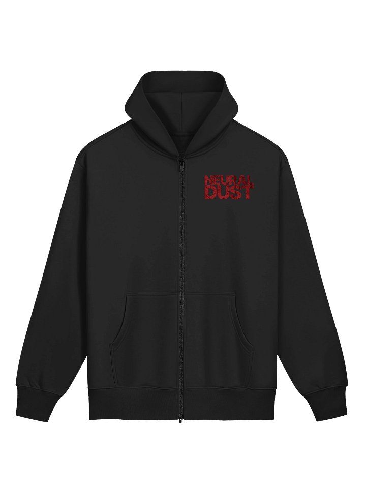 Eco-Friendly Toner Black Zip Hoodie product image (1)