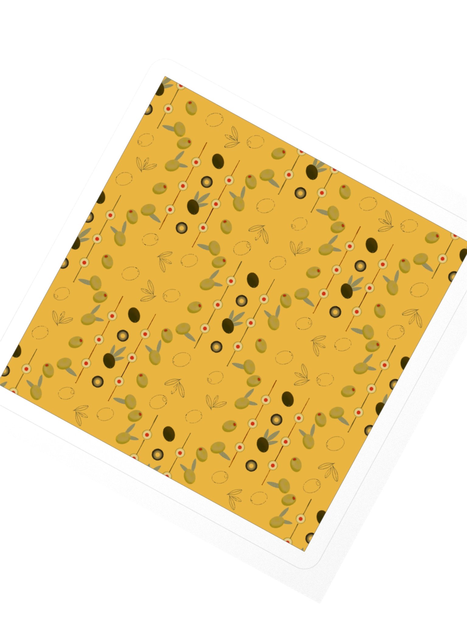 Olive Geometry Kiss Cut Sticker product image (3)