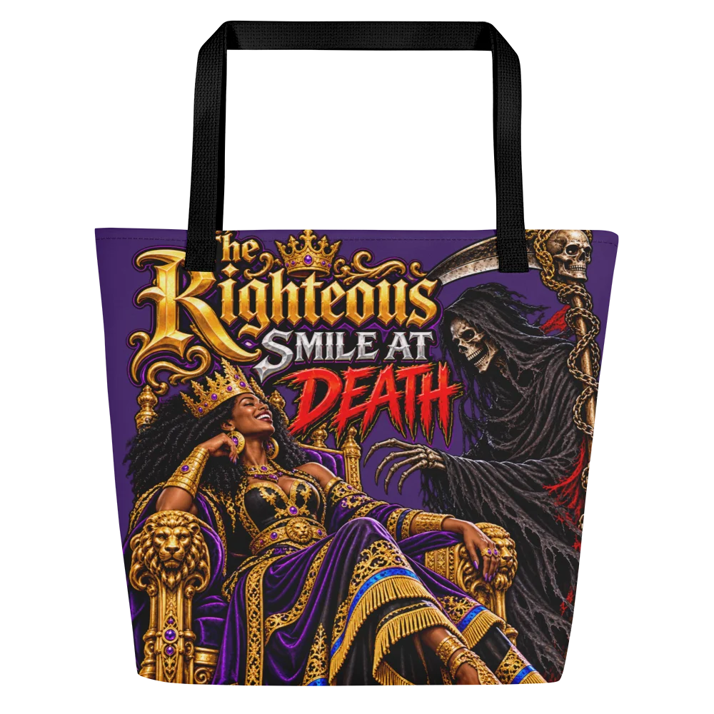The Righteous Smile at Death Tote Bag product image (1)