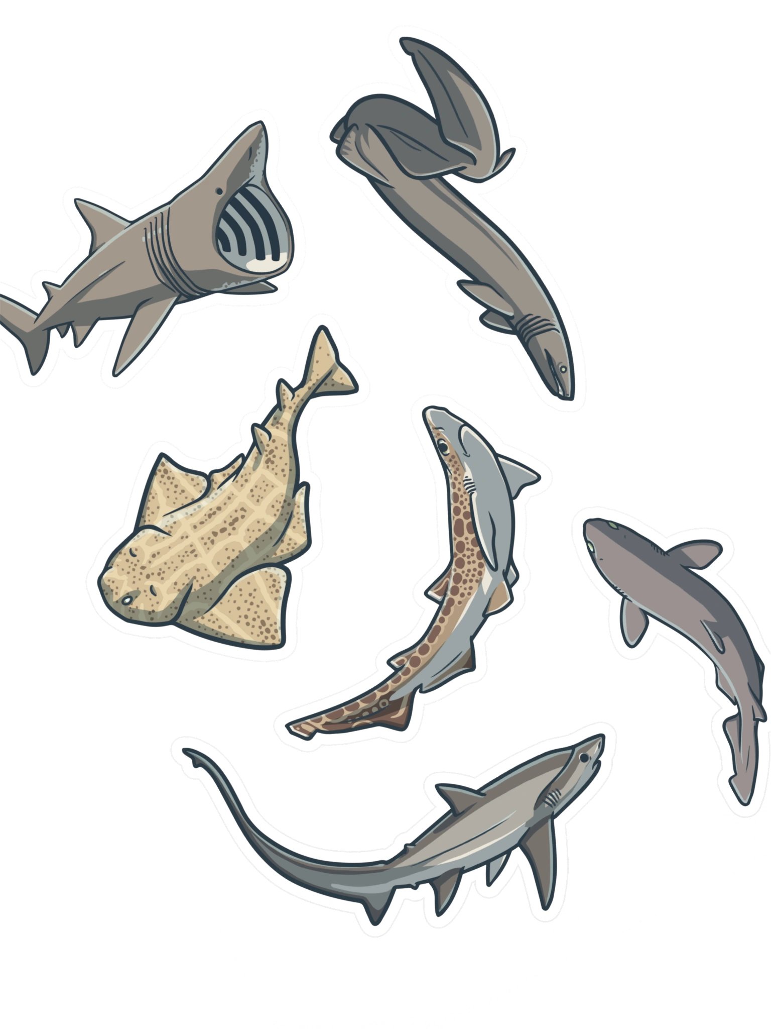 A Shiver of Sharks - Sticker Sheet #4 product image (3)