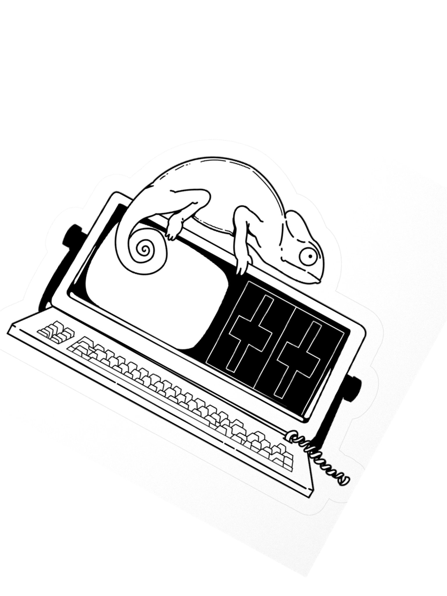 Chameleon on a Chameleon Sticker product image (5)