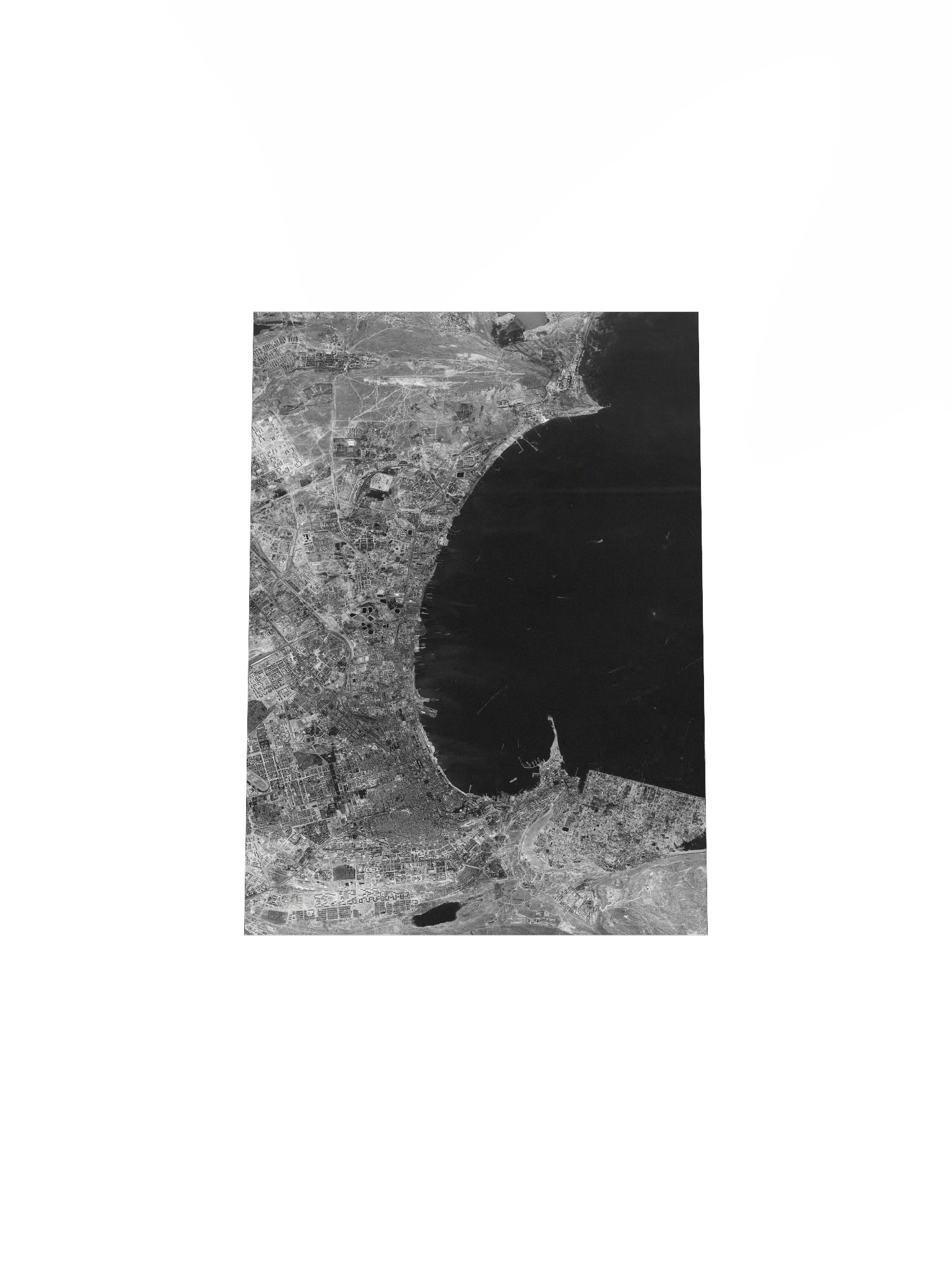Baku, Azerbaijan (1966) Declassified Spy Satellite Picture (Poster - Portrait) product image (5)