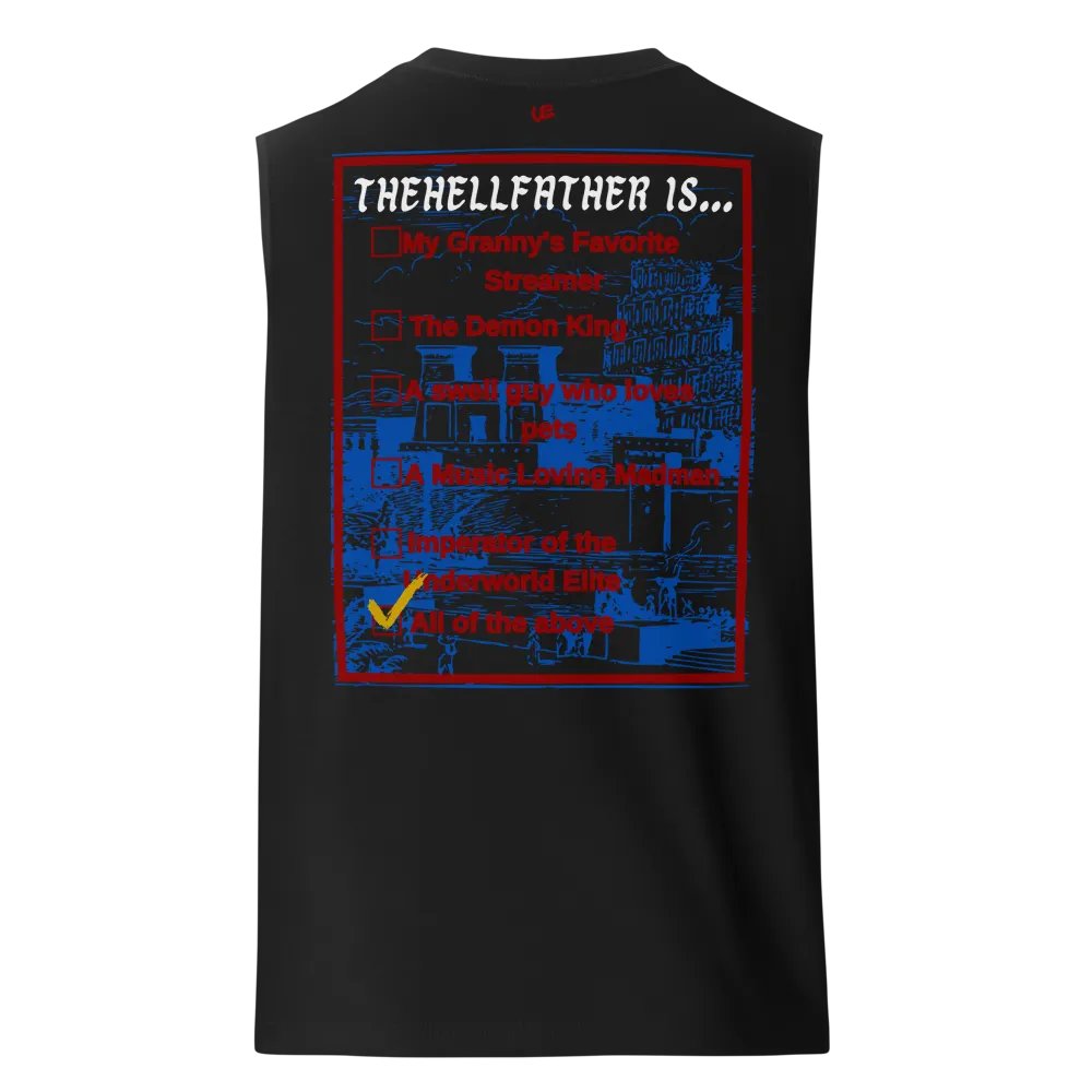 Retro Hellfather Muscle shirt product image (4)