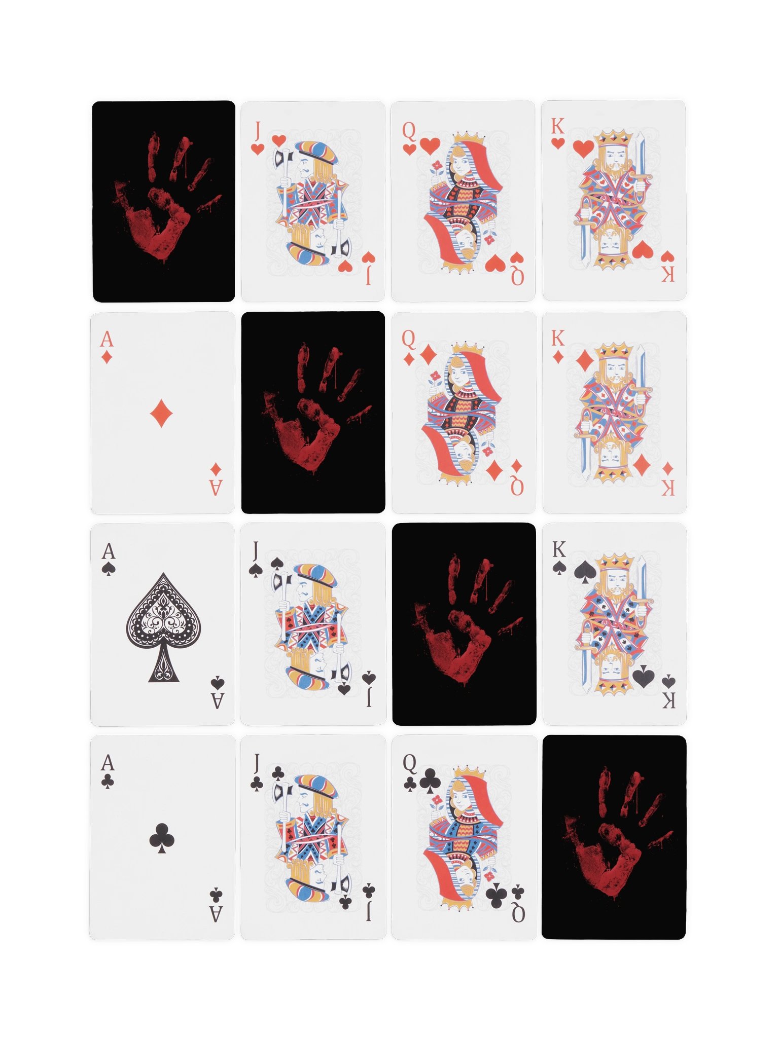 Bloody Handprint Playing Cards product image (5)