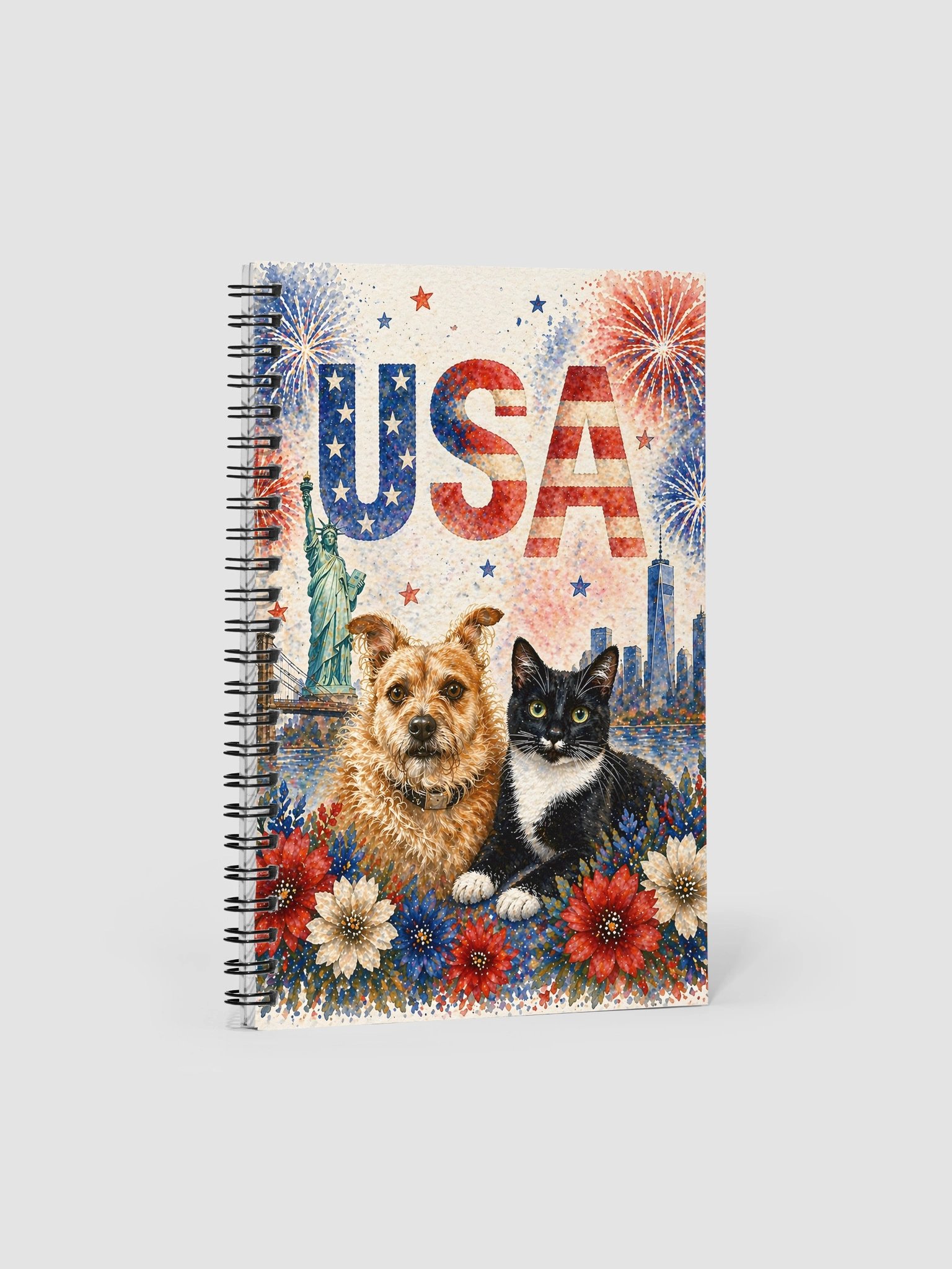 USA Dog Cat Notebook product image (1)