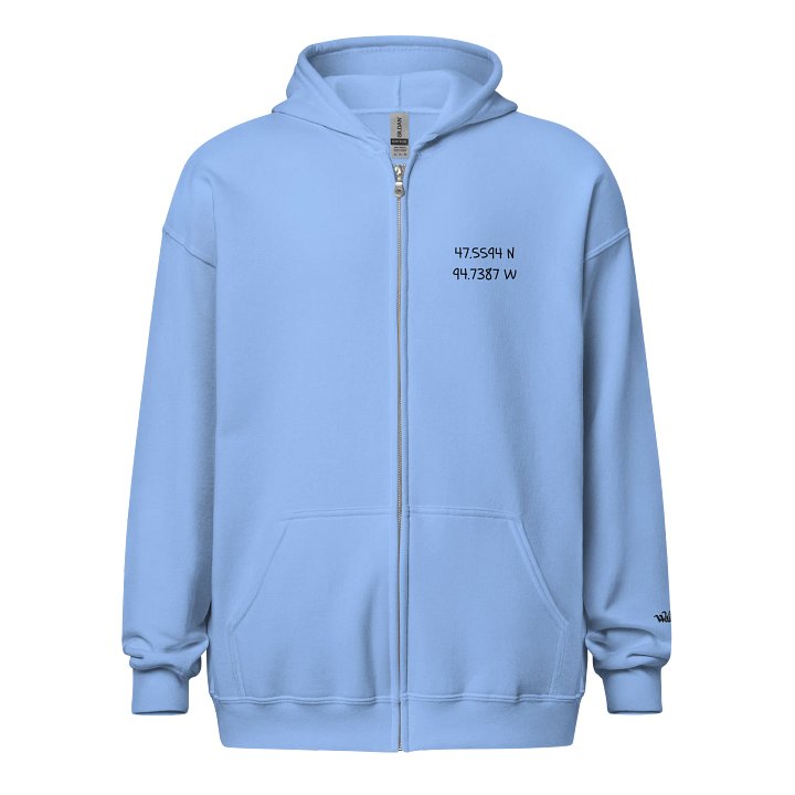 Alle Wege führen nach Waldsee adult zip hoodie (multiple colors) product image (1)