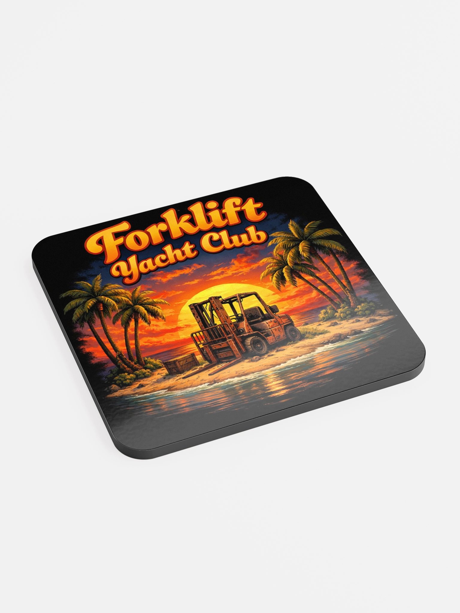 Forklift Yacht Club Sunset Coaster product image (2)