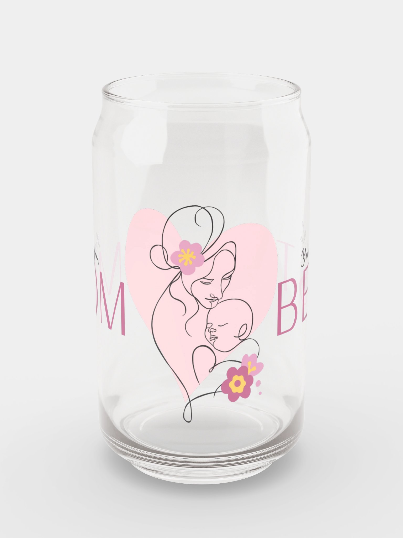 Mom Is the Best Can Glass product image (5)